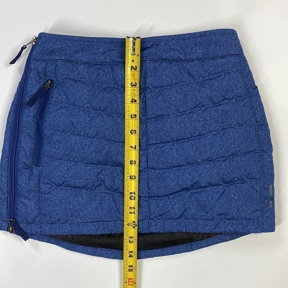 Skhoop Down Puffer Blue Mini Skirt Size XS - Picture 4 of 9